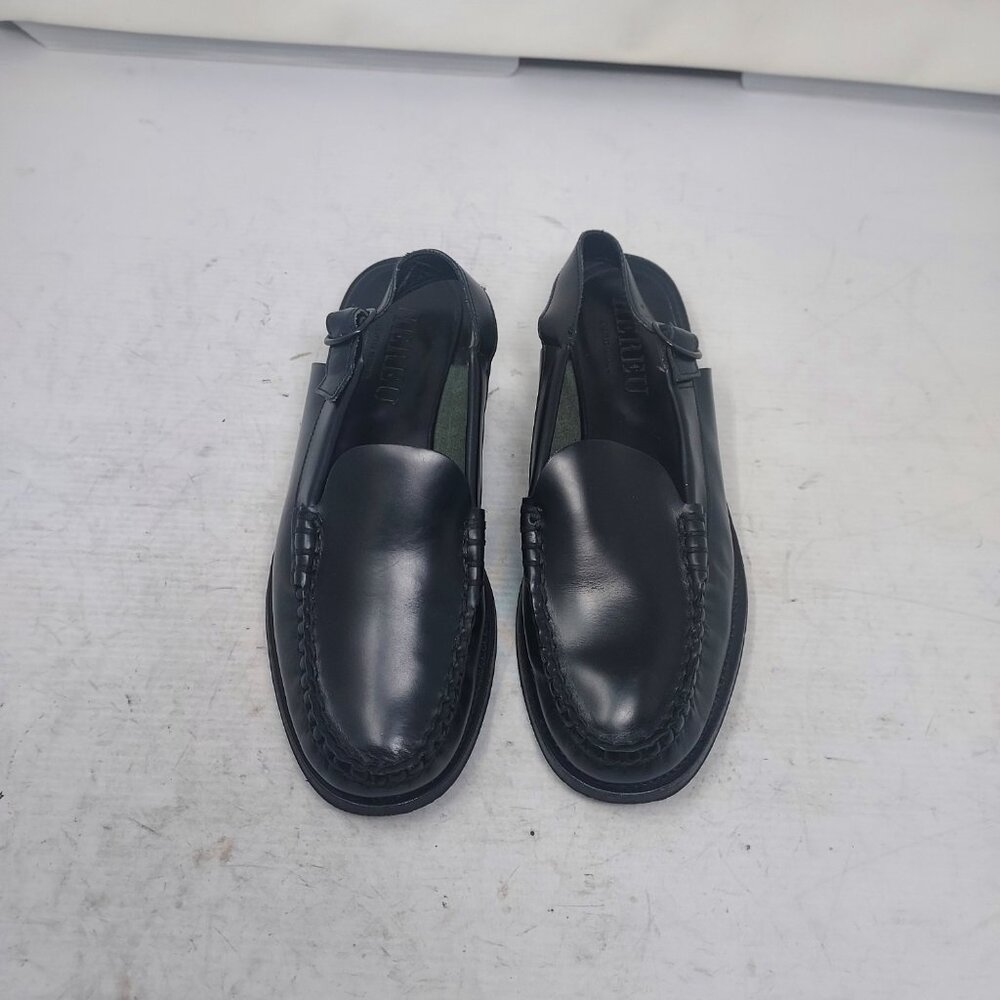 Hereu Black Raiger Heeled Sling Back Shoe - Picture 8 of 11